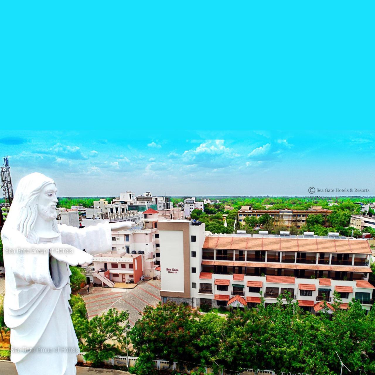 Seagate Church View Resorts Velankanni Exteriör bild